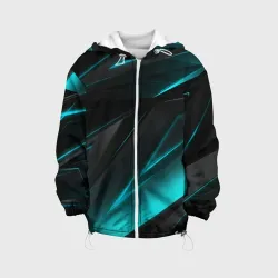 Детская куртка 3D Geometry stripes neon