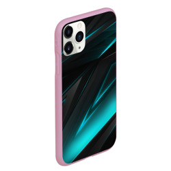 Чехол для iPhone 11 Pro Max матовый Geometry stripes neon - фото 2