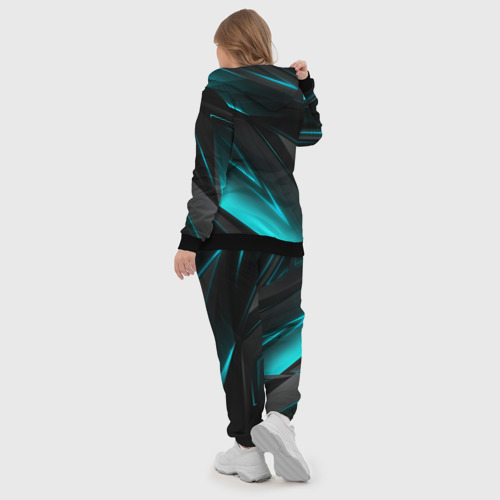Женский костюм 3D Geometry stripes neon, цвет черный - фото 6