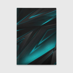 Обложка для автодокументов Geometry stripes neon