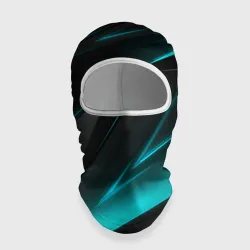 Балаклава 3D Geometry stripes neon