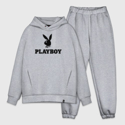 Мужской костюм oversize хлопок Playboy