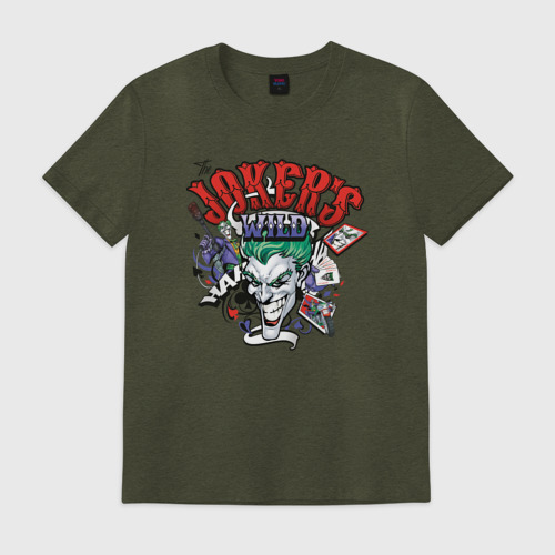 Мужская футболка хлопок The Joker wild Фото 01 Мужская футболка хлопок The Joker wild Фото 01