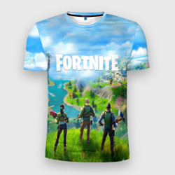 Мужская футболка 3D Slim Fortnite