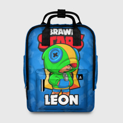 Женский рюкзак 3D Brawl Stars Leon
