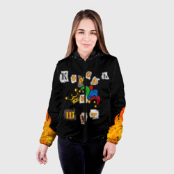 Женская куртка 3D Король и Шут + Анархия спина - фото 2