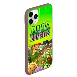 Чехол для iPhone 11 Pro Max матовый Plants vs zombies - фото 2