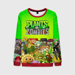 Мужской свитшот 3D Plants vs zombies