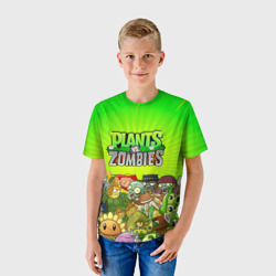 Детская футболка 3D Plants vs zombies - фото 2