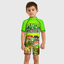 Детский купальный костюм 3D Plants vs zombies - фото 2