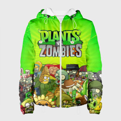 Женская куртка 3D Plants vs zombies