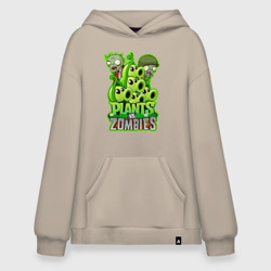 Худи SuperOversize хлопок Plants vs zombies