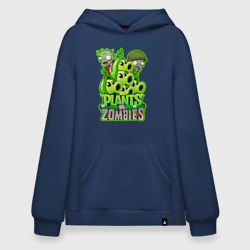 Худи SuperOversize хлопок Plants vs zombies