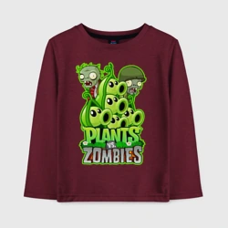 Детский лонгслив хлопок Plants vs zombies