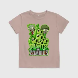 Детская футболка хлопок Plants vs zombies