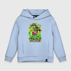 Детское худи Oversize хлопок Plants vs zombies