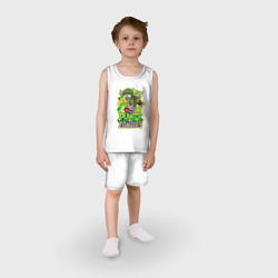 Детская пижама с шортами хлопок Plants vs zombies - фото 2