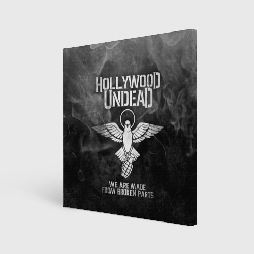 Холст квадратный с принтом Hollywood Undead, вид спереди №1