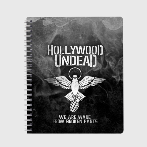 Тетрадь Hollywood Undead, цвет крупная клетка