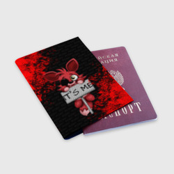 Обложка для паспорта матовая кожа Five Nights At Freddy\'s - фото 2