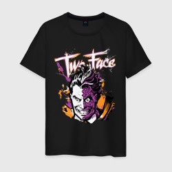 Мужская футболка хлопок Two-Face