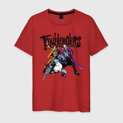 Мужская футболка хлопок Troublemakers - Джокер и Харви с Пингвином