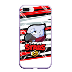 Чехол для iPhone 7Plus/8 Plus матовый Brawl Stars crow