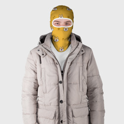 Балаклава 3D Сиба-ину. Акита-ину. Жёлтая - фото 2