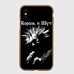 Чехол для iPhone XS Max матовый Король и Шут + Анархия спина