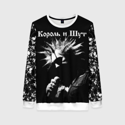 Женский свитшот 3D Король и Шут + Анархия спина