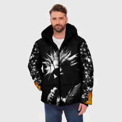 Мужская зимняя куртка 3D Король и Шут + Анархия спина - фото 2
