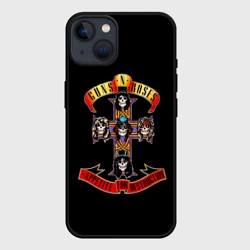 Чехол для iPhone 14 Guns n roses