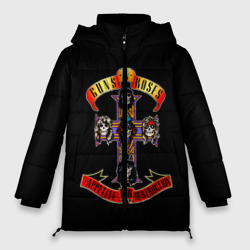 Женская зимняя куртка Oversize Guns n roses