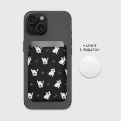 Картхолдер Magsafe магнитный Английский бультерьер - фото 2