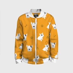 Детский бомбер 3D Английский бультерьер 2