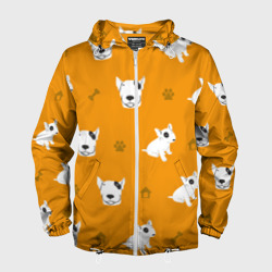 Мужская ветровка 3D Английский бультерьер 2