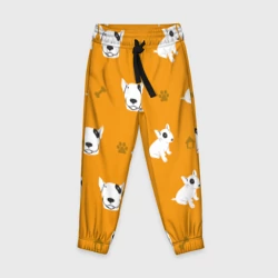 Детские брюки 3D Английский бультерьер 2