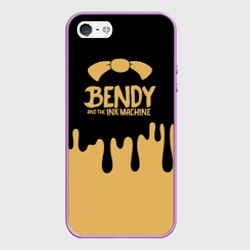 Чехол для iPhone 5/5S матовый Bendy And The Ink Machine