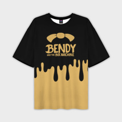 Мужская футболка oversize 3D Bendy And The Ink Machine