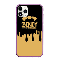 Чехол для iPhone 11 Pro Max матовый Bendy And The Ink Machine