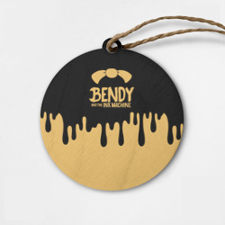 Деревянная игрушка круг Bendy And The Ink Machine