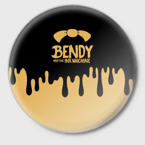 Значок Bendy And The Ink Machine, цвет белый