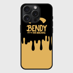 Чехол силиконовый для Apple iPhone 15 Pro матовый Bendy And The Ink Machine