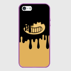 Чехол для iPhone 5/5S матовый Bendy And The Ink Machine