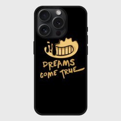 Чехол силиконовый для Apple iPhone 15 Pro матовый Bendy And The Ink Machine
