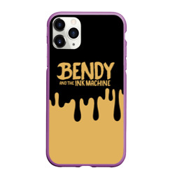 Чехол для iPhone 11 Pro Max матовый Bendy And The Ink Machine