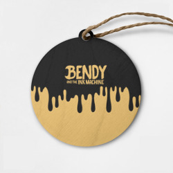 Деревянная игрушка круг Bendy And The Ink Machine