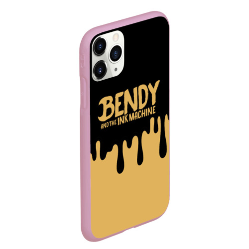 Чехол для iPhone 11 Pro Max матовый Bendy And The Ink Machine, цвет розовый - фото 3