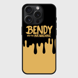 Чехол силиконовый для Apple iPhone 15 Pro матовый Bendy And The Ink Machine