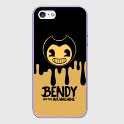 Чехол для iPhone 5/5S матовый Bendy And The Ink Machine